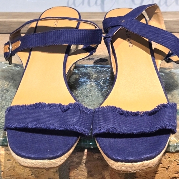 Lucky Brand Marceline Open Toe Wedge Sandal Sz 12 - Picture 6 of 8